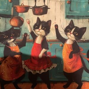 CAT TOTE BAG WTH HANDLES. NEW W/o tags.